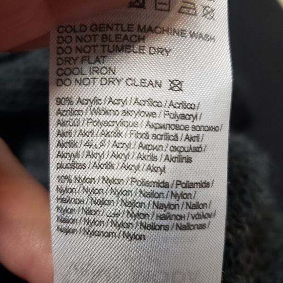 🔸 Vero Moda 🔸 dark  grey long sweater - Picture 7 of 7